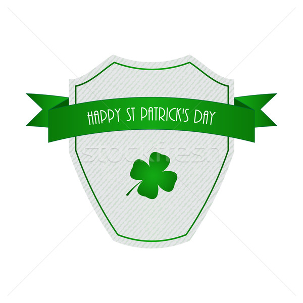 Happy St. Patrick's day label Stock photo © place4design