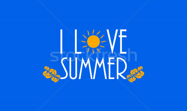 summer background, vector illustration, Eps10 Stock photo © place4design