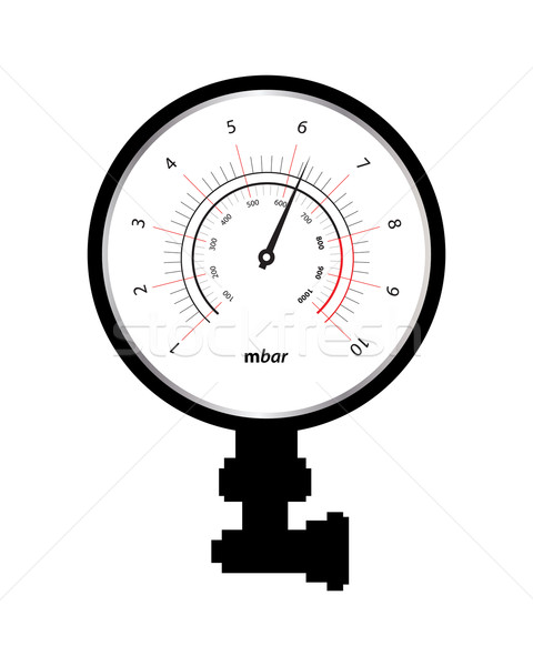 special manometer on white background Stock photo © place4design