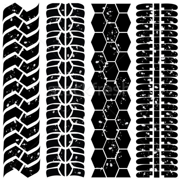 Print various automobile tyres Stock photo © place4design