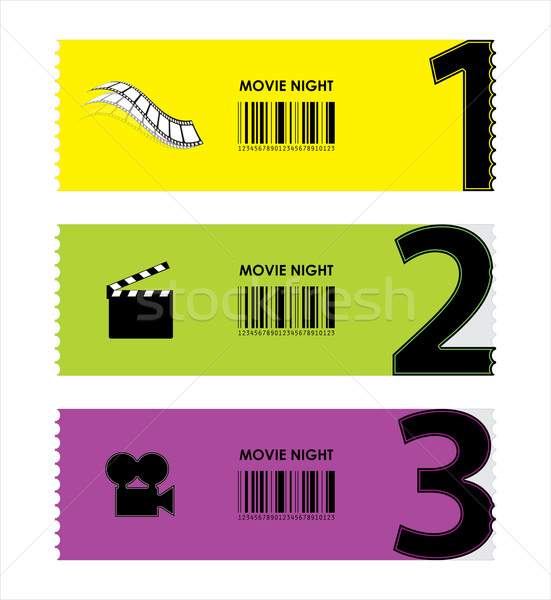 movie ticket Stock photo © place4design