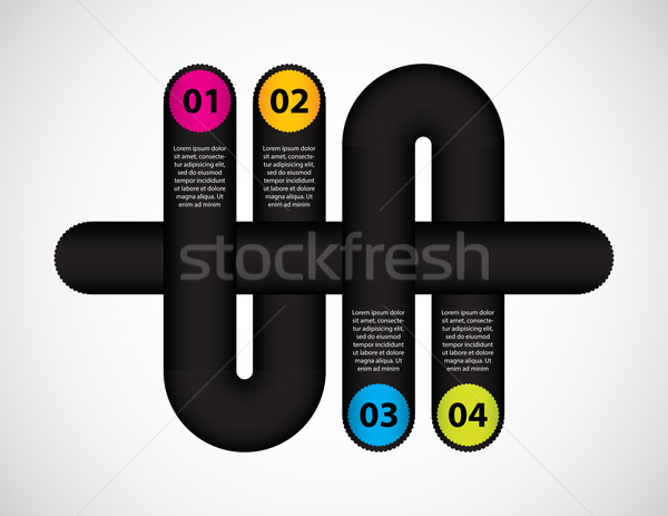 set of special vector sample banners for various options  Stock photo © place4design