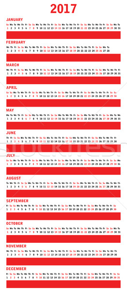 év vektor naptár különleges terv idő Stock fotó © place4design