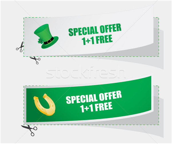 special labels for St. Patrick's Day Stock photo © place4design