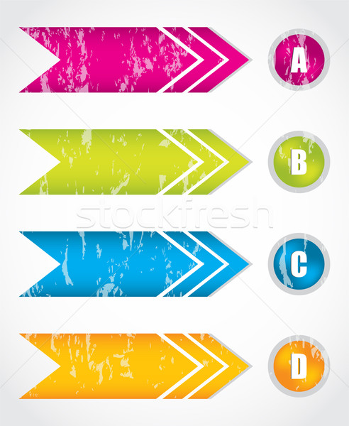 special arrow stickers Stock photo © place4design