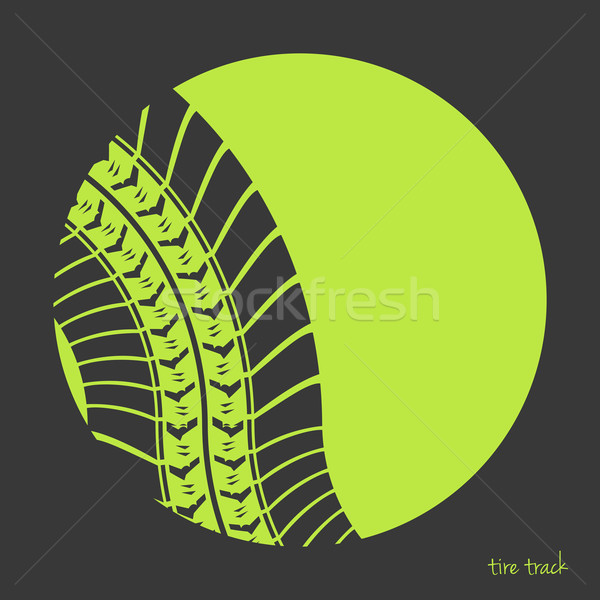 Tire track vector background Stock photo © place4design