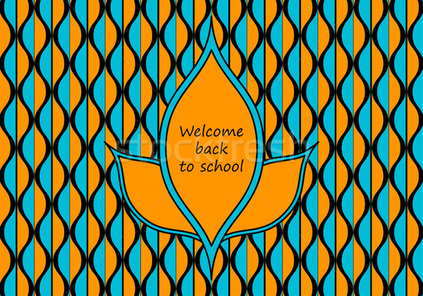 back to school background with special design Stock photo © place4design