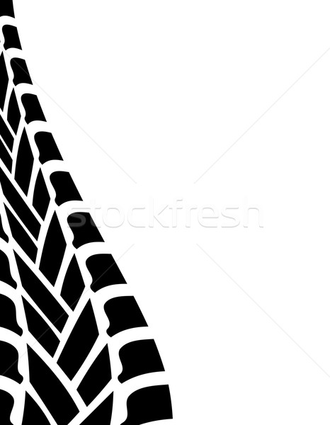 black white tire track background Stock photo © place4design