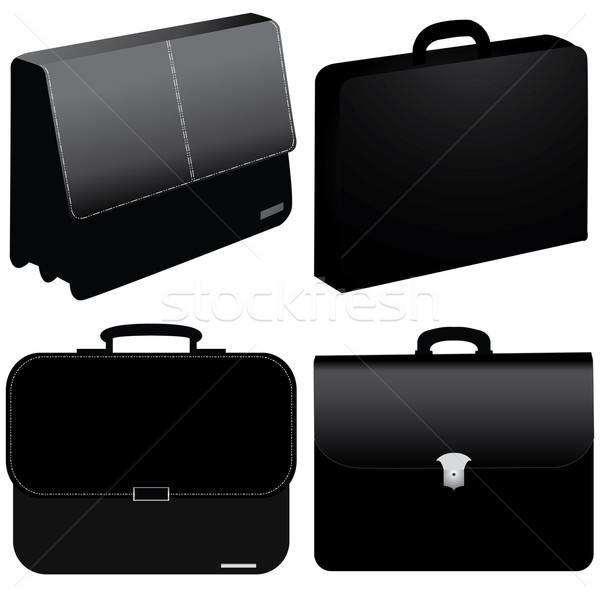 black business bag - vector  Stock photo © place4design