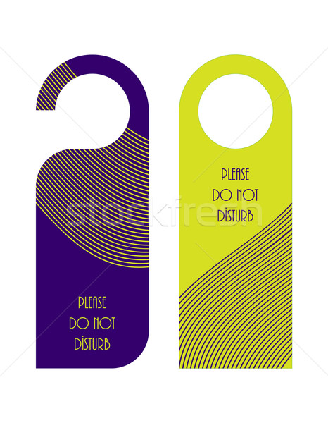 Do Not Disturb door warning Stock photo © place4design
