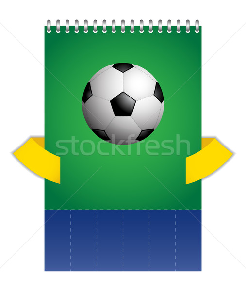 Stock photo: background with a special soccer ball design, vector,EPS10