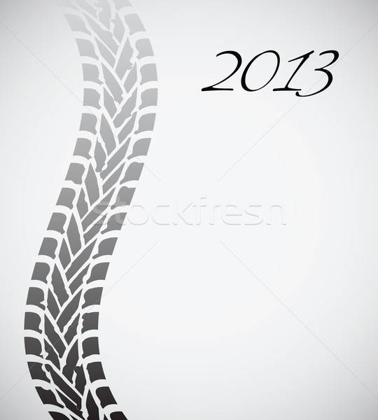 Stock fotó: út · autógumi · útvonal · különleges · terv · 2013