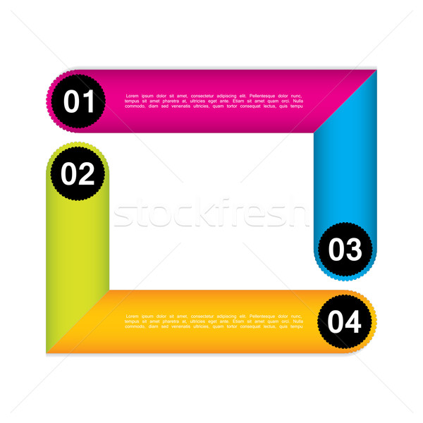 set of colorful vector sample banners for your website Stock photo © place4design