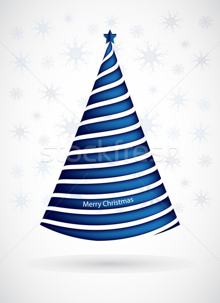 Сток-фото: синий · рождественская · елка · белый · бизнеса · служба · текстуры