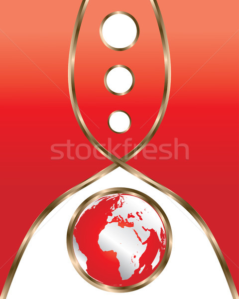 Abstract background - red vector Stock photo © place4design