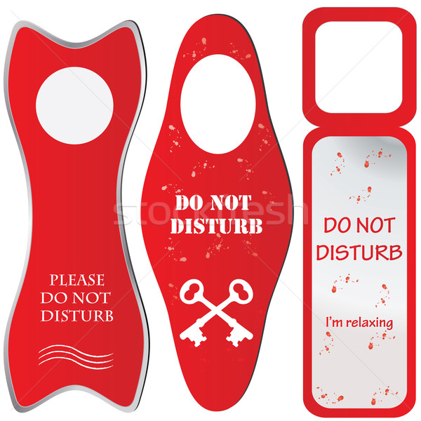 Do not disturb sign Stock photo © place4design