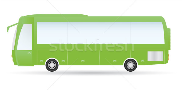 special green city bus Stock photo © place4design