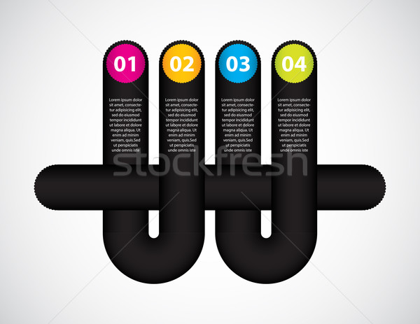 set of special vector sample banners for various options  Stock photo © place4design