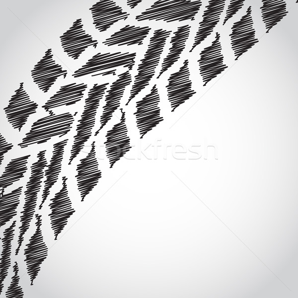 abstract tire background, sketch design Stock photo © place4design