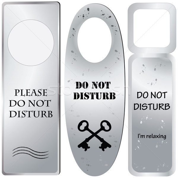 Do Not Disturb sign  Stock photo © place4design