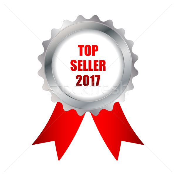 top seller 2017 badge Stock photo © place4design