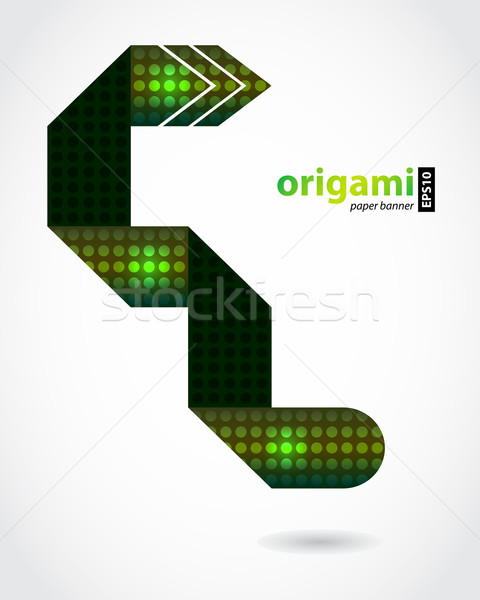 Abstract origami special proiect afaceri web Imagine de stoc © place4design