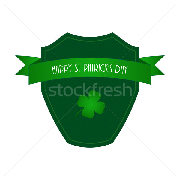 Happy St. Patrick's day label Stock photo © place4design