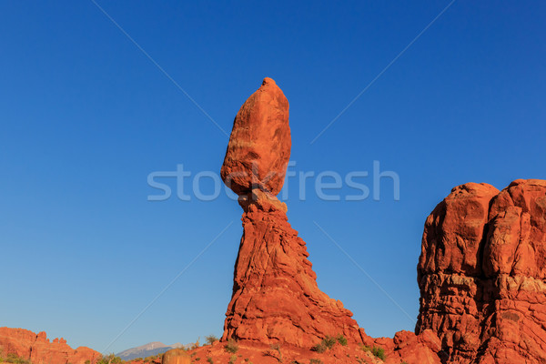 Evenwichtige rock park Utah natuur landschap Stockfoto © pngstudio