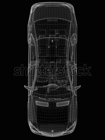 Car 3D model Stock photo © podsolnukh