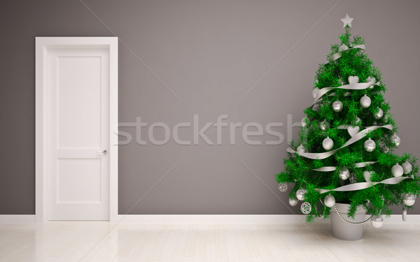 Christmas Empty interior Stock photo © podsolnukh