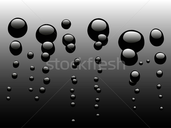 Siyah kabarcıklar karanlık dizayn arka plan Stok fotoğraf © PokerMan