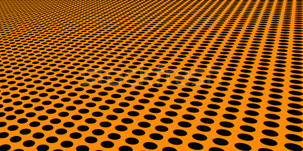 Floor of Warped Black Circles Stock photo © PokerMan