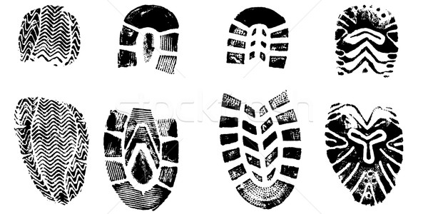 4 BootPrints Stock photo © PokerMan