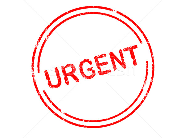 Stockfoto: Grunge · kantoor · stempel · urgent · woord