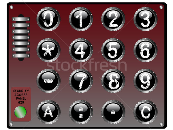 Security KeyPad Stock photo © PokerMan