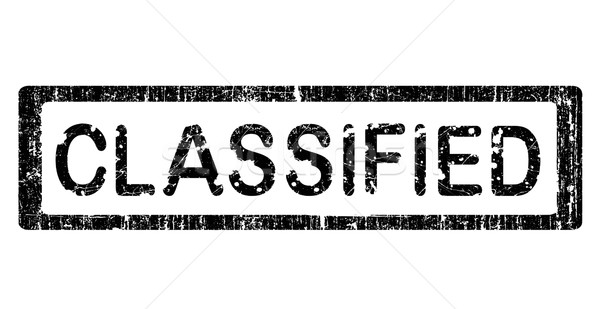 Grunge Office Stamp - CLASSIFIED Stock photo © PokerMan