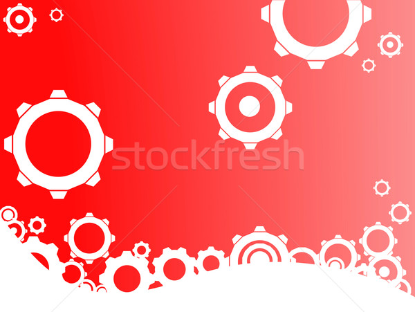 Red Industrial background Stock photo © PokerMan