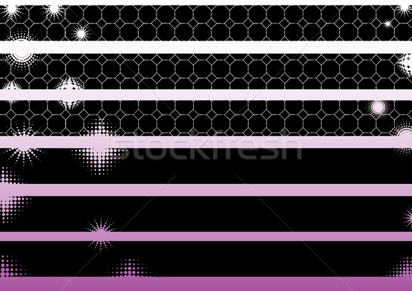 Black Graphic Elements Stock photo © PokerMan