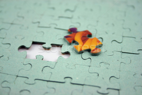Jigsaw - Color Bit (Shallow DOF) Stock photo © PokerMan