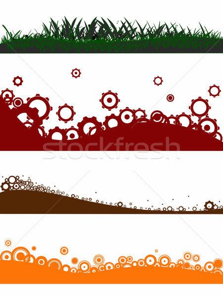Landschap communie gras textuur abstract verf Stockfoto © PokerMan