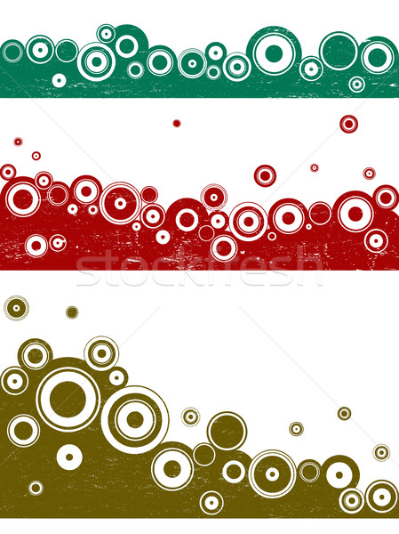 Grunge landschap cirkel communie vector effecten Stockfoto © PokerMan