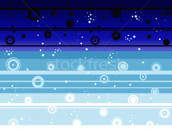 Blue Fading retro Circles Stock photo © PokerMan