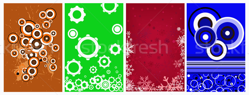 4 Graphic Elements Stock photo © PokerMan