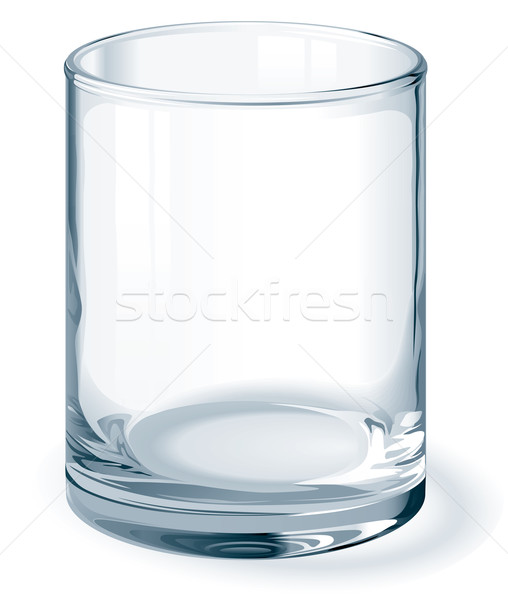 Vektor üveg izolált fehér tiszta üres Stock fotó © polygraphus
