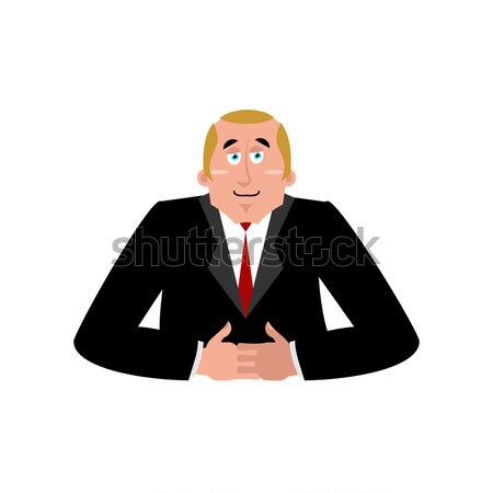 President isolated icon. Big boss. Director in office. Chief Wor Stock photo © popaukropa