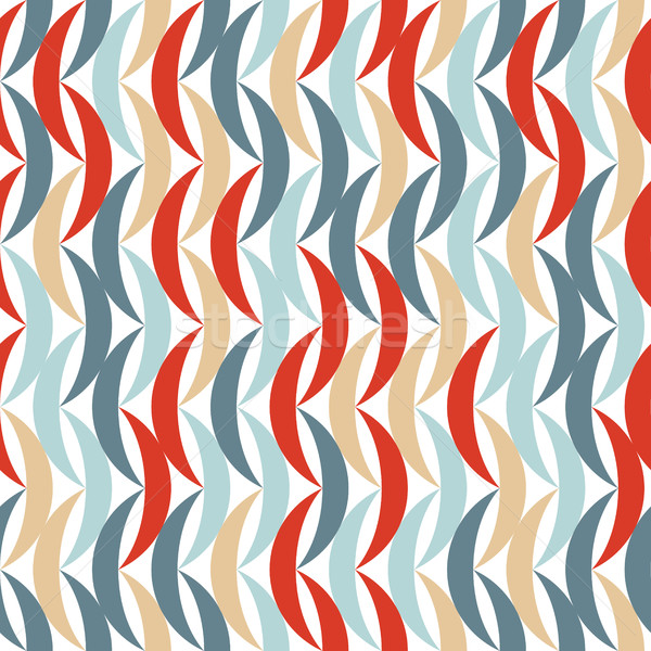 Multicolored stitches seamless pattern. Abstract retro backgroun Stock photo © popaukropa