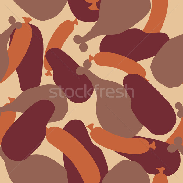 Militaire texture silhouettes viande armée [[stock_photo]] © popaukropa