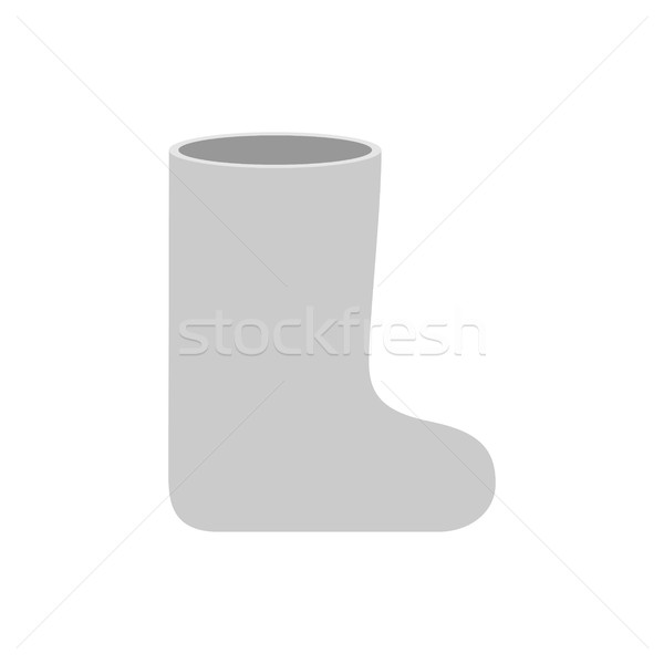 Russian white winter boots (valenki). Warm shoes in Russia Stock photo © popaukropa