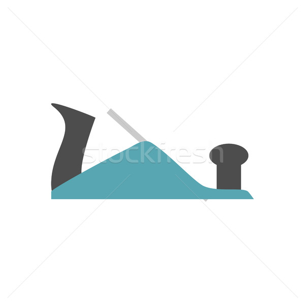 jointer isolated. Tool on white background. turn-screw flat Stock photo © popaukropa