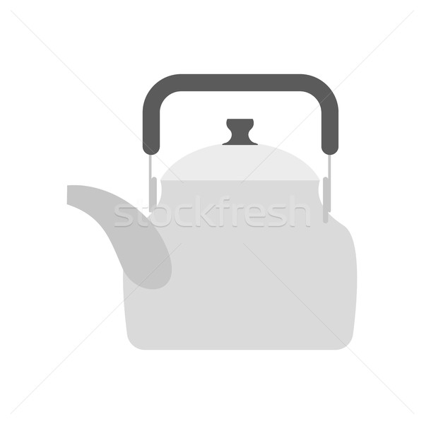 Teapot isolated. Kitchen utensils. Crockery on white background Stock photo © popaukropa
